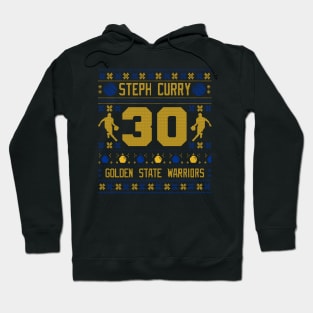 Steph Curry Ugly Sweater Pattern Hoodie